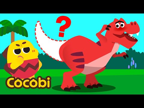 ¿Dónde está la Cola del T-Rex?🤔🔍 |  Canciones Infantiles | Cocobi