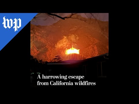 A harrowing escape from the California wildfires