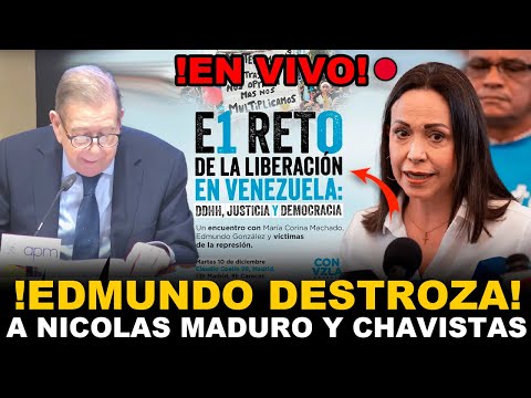 EN VIVO: 🔴 ¡URGENTE! EDMUNDO GONZÁLEZ DESTROZA LA MADURO | MARÍA CORINA PONE A TEMBLAR A MILITARES!