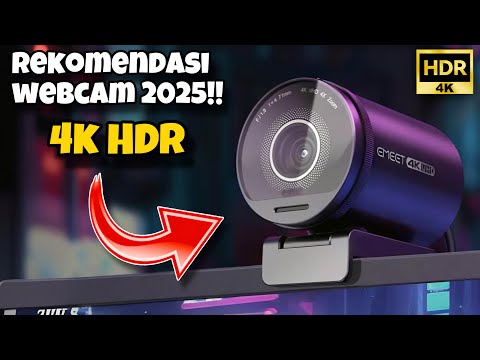 Rekomendasi Webcam Untuk Para Youtuber 2025!! Emeet S800 4K HDR