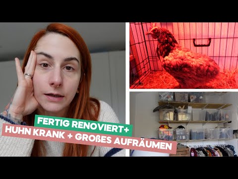 ENDLICH fertig im Heizungsraum / Huhn schwer krank / Großes Aufräumen / Weekly Vlog 003-25