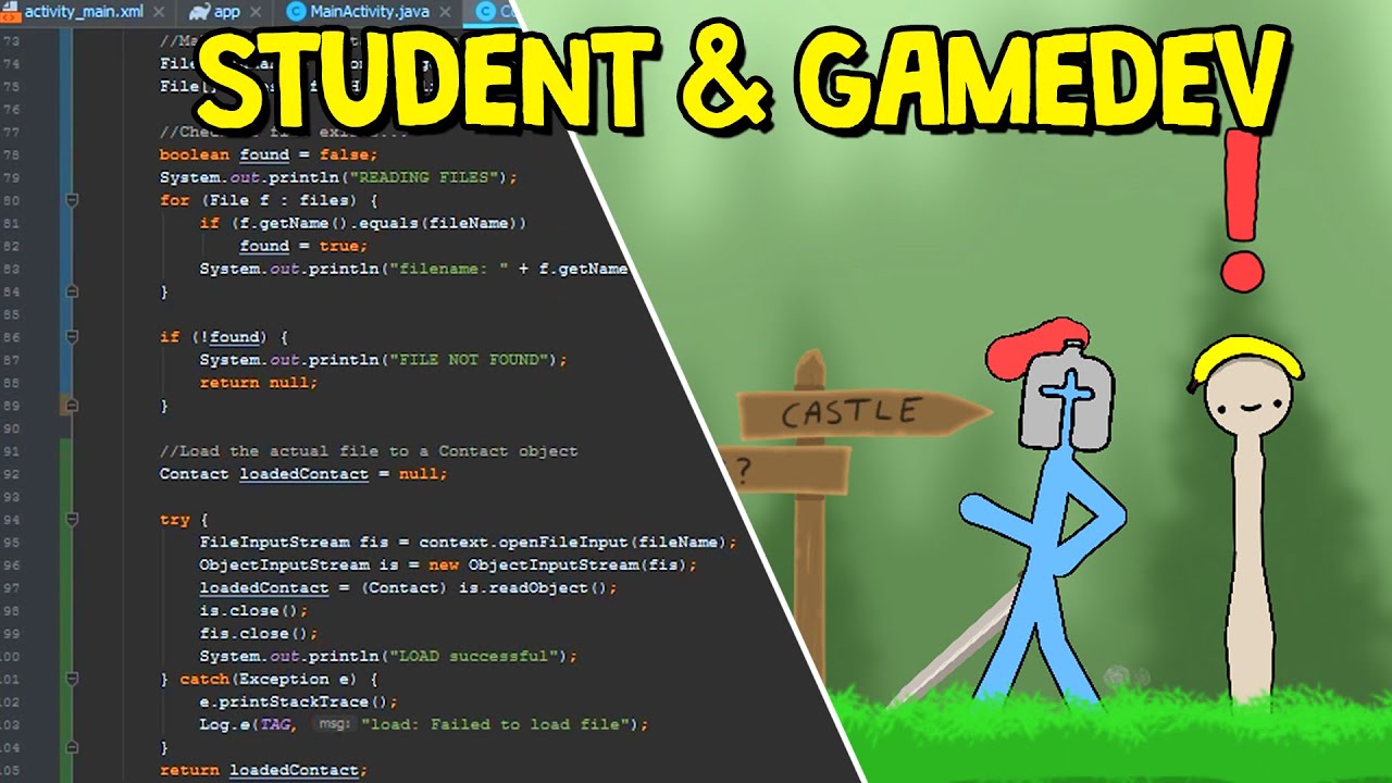 A Day in the Life of an Indie Game Developer & Student - Wednesday