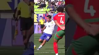تصدي حارس منتخب المغرب للشباب يانيس بنشاوش ضد فرنسا #fifa #maroc #المغرب