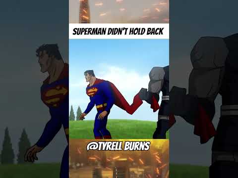 Superman STOPS holding back #shorts #dc #superman #dcuniverse
