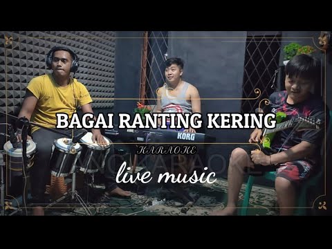 BAGAI RANTING YANG KERING KARAOKE NADA CEWEK