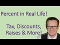 Mastering Percent Word Problems: Tax, Discounts, and Sales