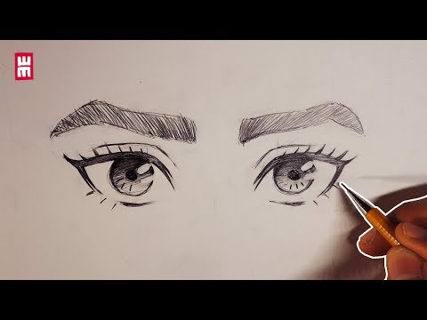 How to Draw Eyes for Beginners | Anime Manga Drawing...