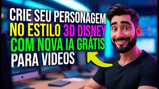 NOVA IA GRÁTIS E ILIMITADA PARA CRIAR VÍDEOS PERFEITOS NO ESTILO 3D DISNEY e Realista