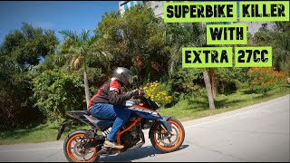 2024 KTM Duke 390 Gen 3 Ride and Review | Its Superbike Killer with 399cc engine | Bigbangbiker