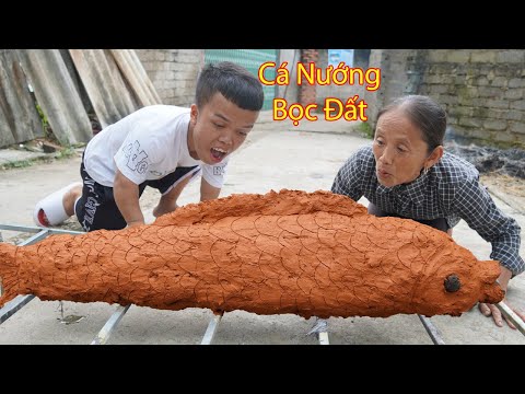 Bà Tân Vlog - Lần Đầu Làm Cá Trắm Đen 10Kg Nướng Bọc Đất Và Cái Kết