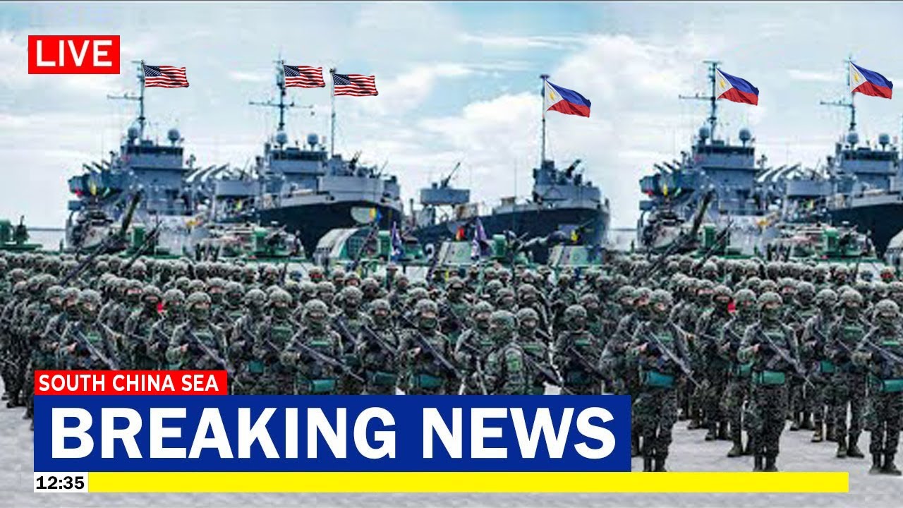 China Shocked! : US and Philippines Send Thousands of Troops to the South China Sea Near Taiwan