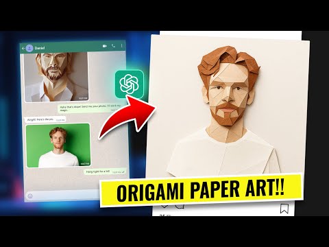 Turn Photos into Origami Paper Art with Chat GPT