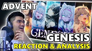 GENESIS - hololive English -Advent- Original Song | First Time REACTION & Analysis