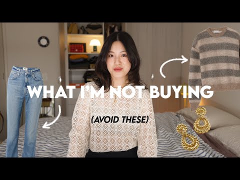 CLOTHING I'M NOT BUYING IN 2025 (No-Buy List)