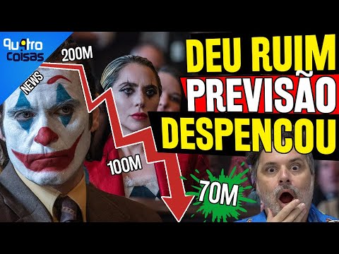 SÓ PIORA!  EXPECTATIVAS PARA CORINGA 2 CONTINUAM CAINDO!