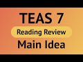 Main Ideas and Supporting Details Strategies