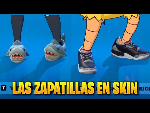 LAS ZAPATILLAS USADO POR LAS SKIN DE FORTNITE