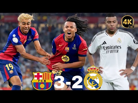 Barcelona vs Real Madrid 3-2 ALL GOALS & HIGHLIGHTS | COPA DEL REY FINAL 2025