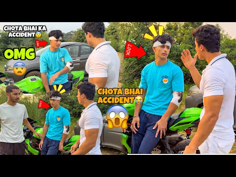 Chota bhai Accident😭💔 from Superbike | My Family Vlogs