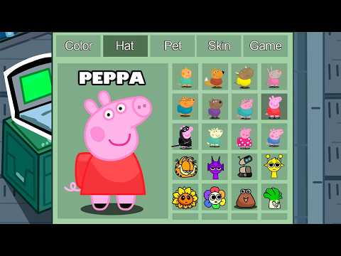 Peppa in Among Us ◉ funny animation - 1000 iQ impostor