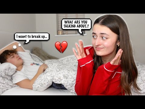 Sleep Talking About BREAKING UP With My GIRLFRIEND To See Her Reaction..*FUNNY*