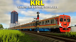 Aku Dinas KRL Untuk Pertama Kali Di Incorails | Roblox Kereta Indonesia