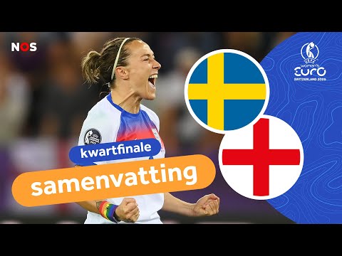 BIZARRE PENALTYSERIE 😱 | samenvatting Zweden - Engeland | EK voetbal