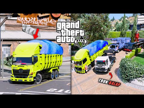 GOKIL !! Aku Berhasil Koleksi SEMUA MOBIL TRUK TERLANGKA & KEREN Di Kota GTA 5 MOD