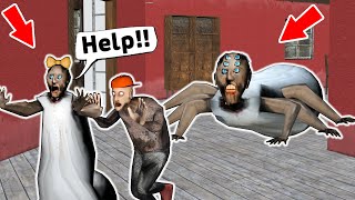 Granny-Spider vs Little Baldi and Granny - funny horror animation (30 mins of fun)