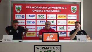 Pressekonferenz Wormatia Worms vs FC Emmelshausen-Karbach 4:3