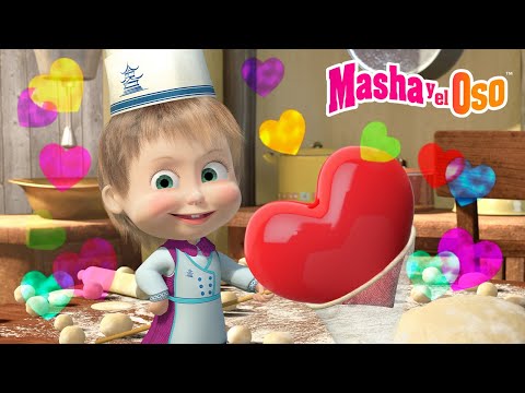 Masha y el Oso Castellano 👧🐻 Episodio favorito ❤️ Bon Appetit 😋🍕🍰 Colección de dibujos animados