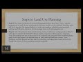 Land Use Planning Concepts