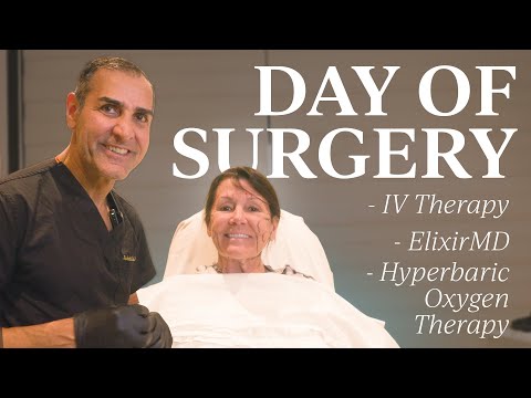 Surgery Day - Preservation Deep Plane Facelift