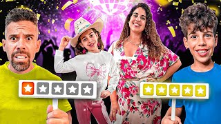 LORENZO & PAPÁ eligen los OUTFITS de FIESTA para MAMÁ Y DANIELA|4PLUSONE