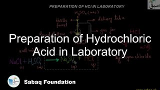 Preparation of Hydrochloric Acid in Laboratory