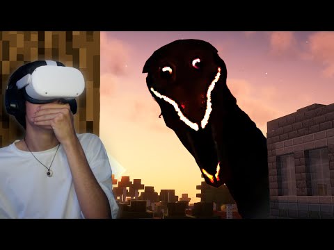 SOBREVIVI a la ENTIDAD DEL BLOODBATH en MINECRAFT VR THE BLOODBATH MOD