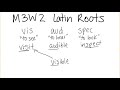 Exploring Latin Roots: vis, aud, spec