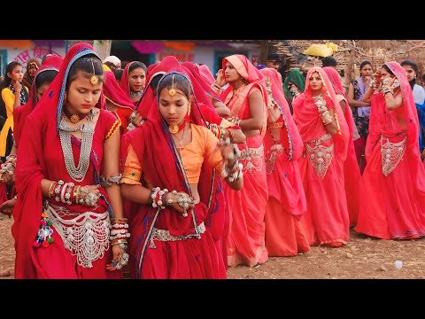 नाव मारो नी घटनी दव | Nav Maroni Ghat Ni Dav | Sanjay Mandloi | Girls Adivasi Dance Video 2024