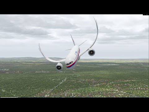 B787 Wing Bending Due To Heavy Storm [XP11]