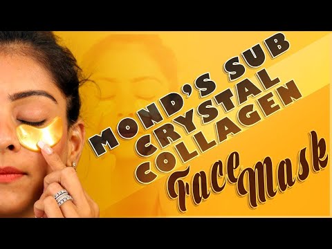 Mond's Sub Crystal Collagen Eye Mask Tutorial | Crystal Eye Mask Before & After Reviews | Makeup