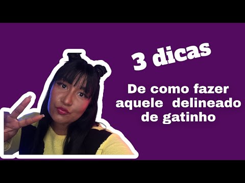 3 dicas de delineado fácil e sem  bagunça #delineado #façavocêmesmo  #delineadogatinho