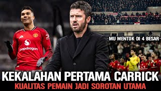 KEDALAMAN SKUAD MU HARUS DIPERBAIKI‼️Carrick Realistis Finish 4 Besar📝Kekalahan Pertama MU Tahun Ini