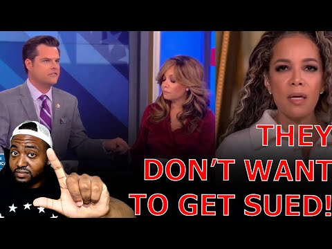 Matt Gaetz RESPONDS To Sunny Hostin Dying Inside While Trying Not To Get SUED After Smearing Him!