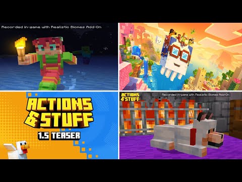 TEXTURA ACTIONS & STUFF DOWNLOAD LIBERADO MINECRAFT UPDATE 1.5