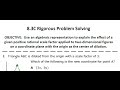 Exploring Algebraic Representations and Scale Factors