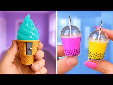🎨 LINDOS ÚTILES ESCOLARES DIY PARA VOLVER A CLASES ✂️✨ Manualidades Divertidas para Probar 📚💖