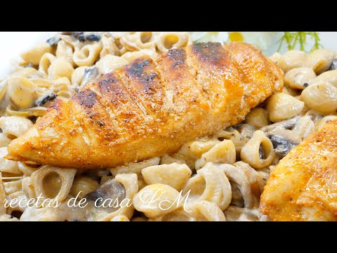 PASTA ALFREDO CON POLLO : COMO HACER UNA DELICIOSA RECETA DE PASTA