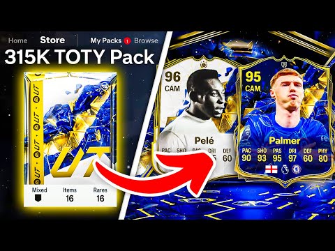 315K TOTY MIDFIELDERS PACKS! 😲 FC 25 Ultimate Team