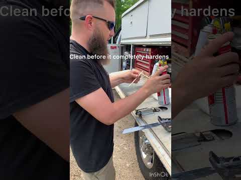 Spray foam hack, use the same can over and over #sprayfoam #reusable #hack