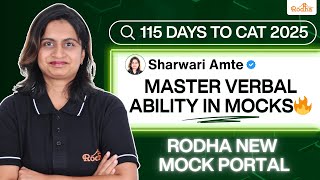 Master VA Section in Mocks 🔥 I VARC I CAT 2025 I Rodha New Mock Portal